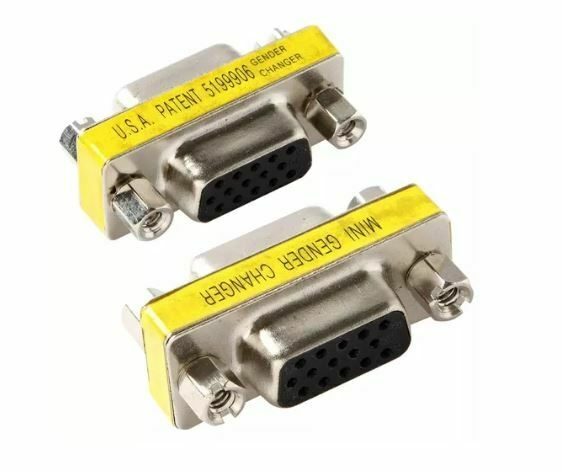 Adaptador VGA Hembra a VGA Hembra (empalme)