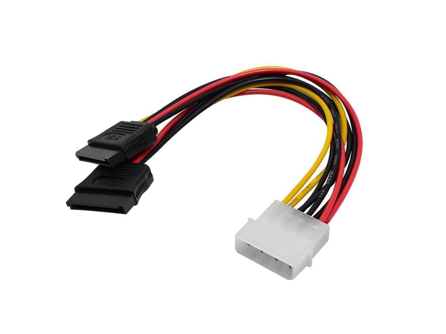 Cable Power SATA Doble 20cm Nisuta